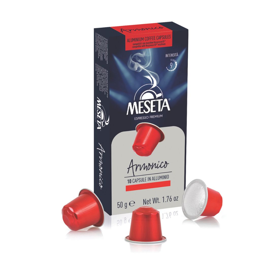 Aluminum Coffee Capsules - MESETA - Armonico - 50g