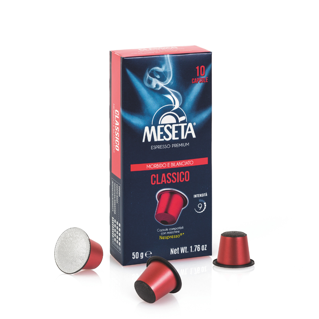 Aluminum Coffee Capsules - MESETA - Classico - 50g