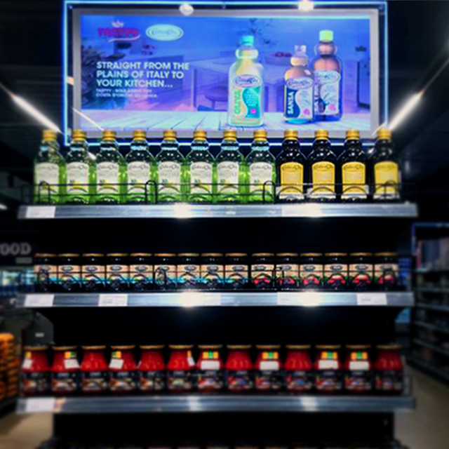 Olive Oil Retail Display